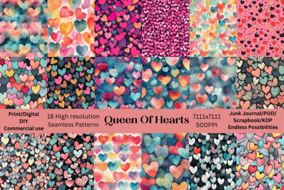 18 High Resolution Seamless Patterns for Creative Projects