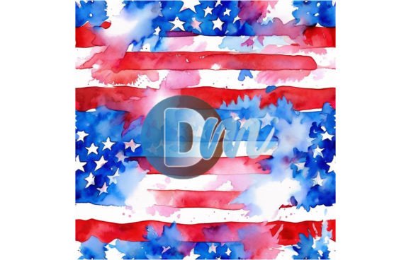 4th of July Seamless Pattern 152 Design Guide