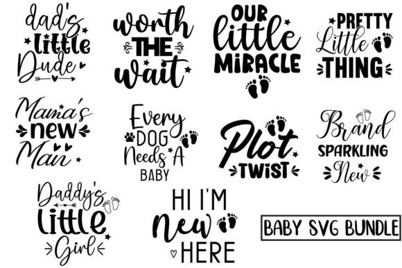 Baby SVG Bundle: Versatile Assets for Creative Projects