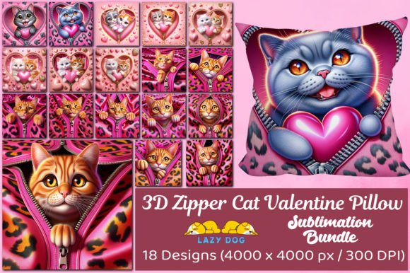 Beyond Generic Gifting: The Strategic Value of the 3D Sublimation Zipper Cat Valentine’s Day Pillow Bundle