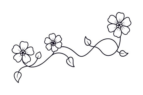 Cheerful Buttercups Border Coloring Page Design Guide
