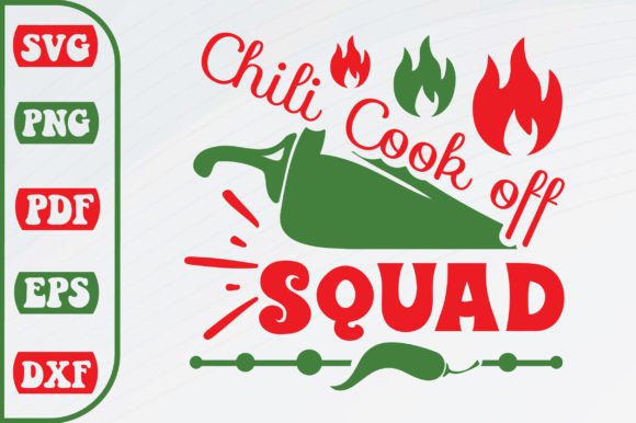 Chili Cook off Squad Svg Design: Practical Applications for Events and Apparel