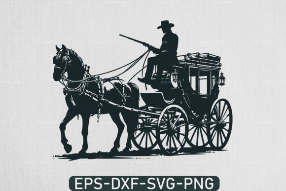 Elevating Rustic Design with Horse Carriage Buggy Svg and Country Svg Files