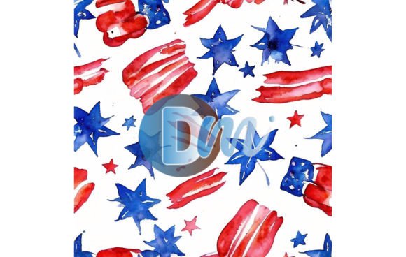 Evaluating 4th of July Seamless Pattern 25 for Professional Patriotic Design Projects