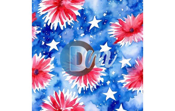 Evaluating 4th of July Seamless Pattern 62 for Professional Design Projects
