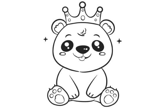 Evaluating the Cute Animals King Coloring Page for Creative Activities