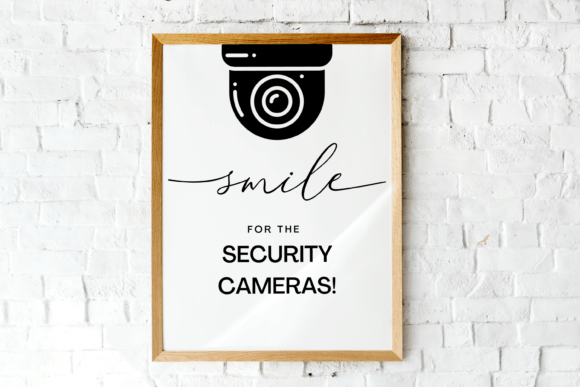 Evaluating the Smile Security Camera Sign Template for Property Safety