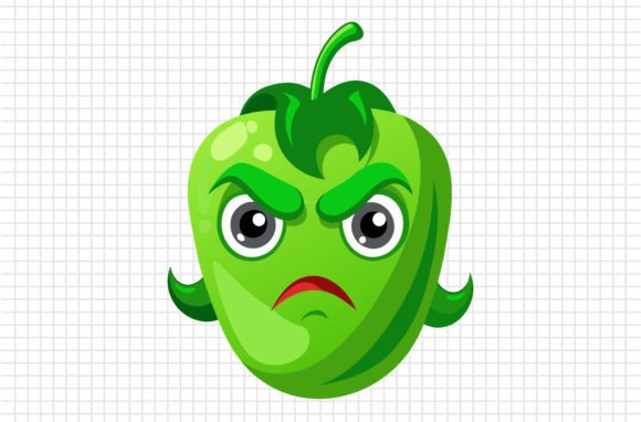 Happy Green Capsicum Illustration Vector: A Practical Guide to Selection and Usage