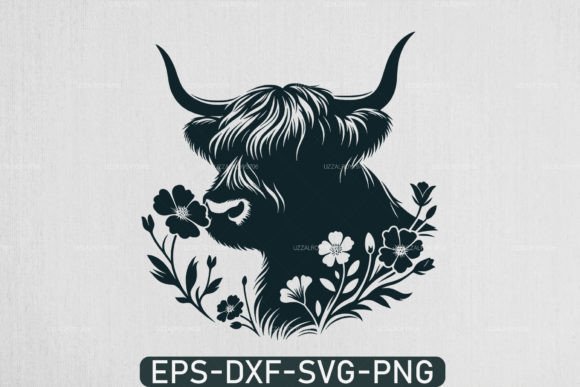 Highland Cow Svg Floral Highland Cow Svg: Creative Applications for Crafters and Small Businesses