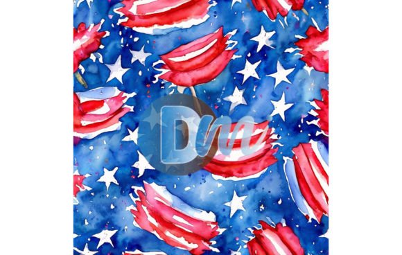 Integrating 4th of July Seamless Pattern 22 Into Professional Creative Workflows