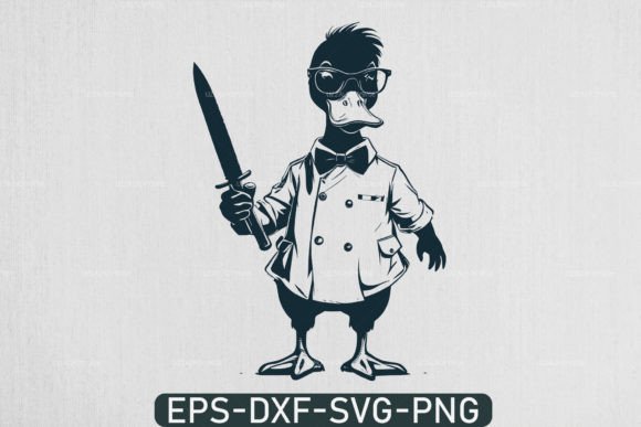 Integrating Cute Duck SVG and Duck Holding a Knife SVG Into Creative Production Workflows