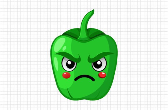 Integrating Green Capsicum Illustration Vector Assets into Professional Design Workflows
