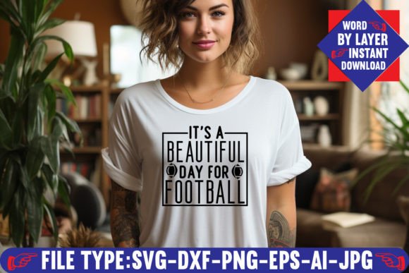 It's a Beautiful Day for Football SVG: Creative Uses