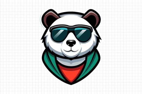 Panda Vector Illustration for Custom T-Shirt Design