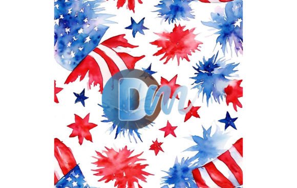 Practical Applications for 4th of July Seamless Pattern 91 in Creative and Commercial Projects