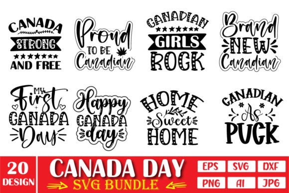 Strategic Implementation of a Canada Day SVG Bundle and Canada Day Design for Business Growth